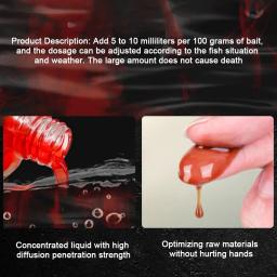 Peixe forte Atrativo para a pesca selvagem, 100ml isca líquida com aminoácido, fragrância de sangue, acessórios de pesca, 1 parte - Image 5