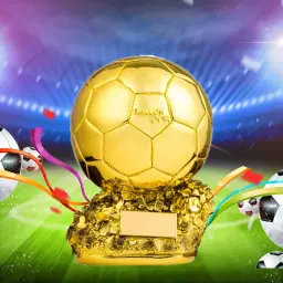 Troféu de bola de ouro personalizado futebol final tiro atleta modelo galvanoplastia resina copo de futebol fãs colecionáveis lembranças presente - Image 3