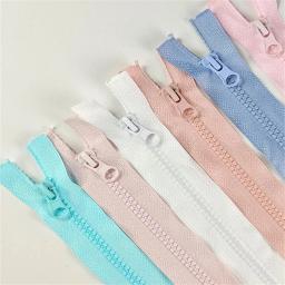Zíperes de resina para roupas, zíperes longos para casaco, jaqueta, acessórios de costura DIY, Single Open End, 5 # - Image 1