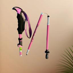 Ultra Light Trekking Pole, Bastão de caminhada dobrável, Pólos dobráveis, Bastões dobráveis, Luxo para homem de escalada, Fibra de carbono - Image 2