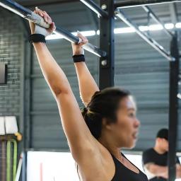 Luvas De Levantamento De Peso De Couro Sintético, Aperto De Mão De Ginástica, Guarda De Haltere, Palma Proteger Luva Para Pull Up Bar, Crossfit, Ginásio - Image 3