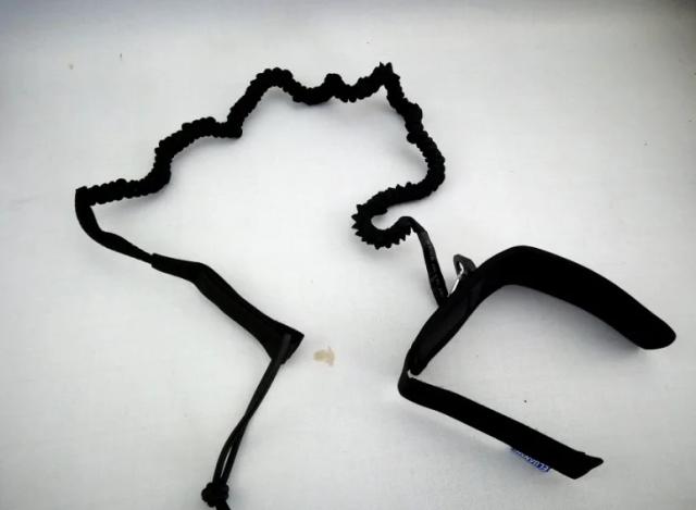Corda Elástica Retrátil para Leash de Prancha e Kitesurf 12'