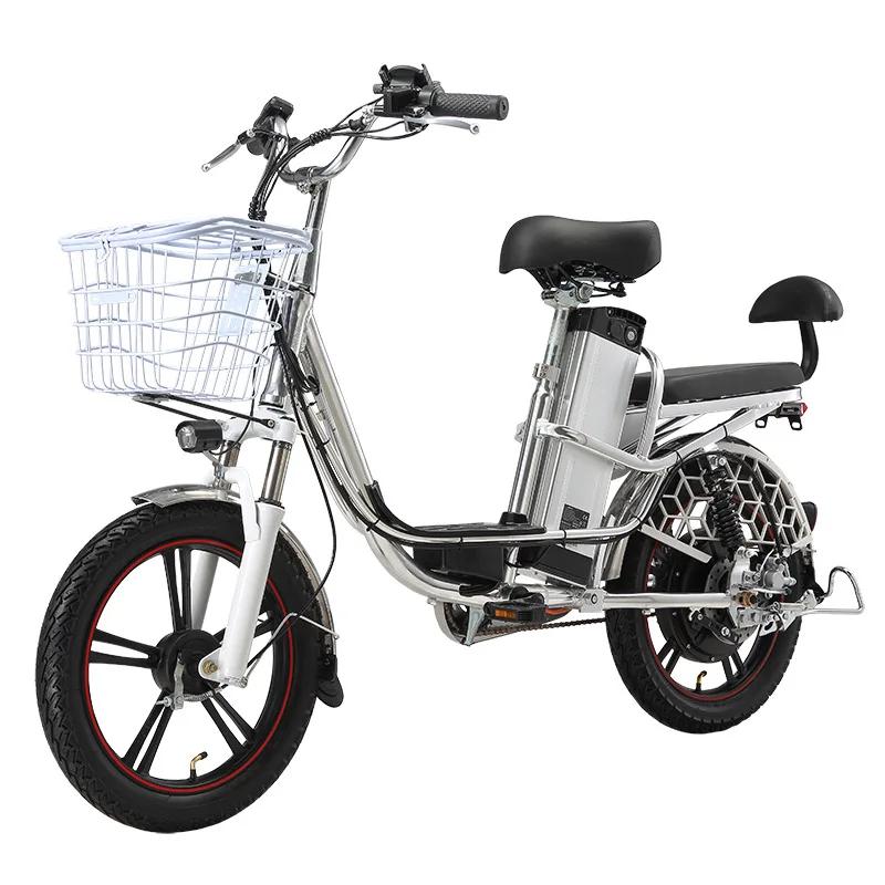 Bicicleta elétrica com bateria da tomada, poder que puxa, 18 na carga - Image 1