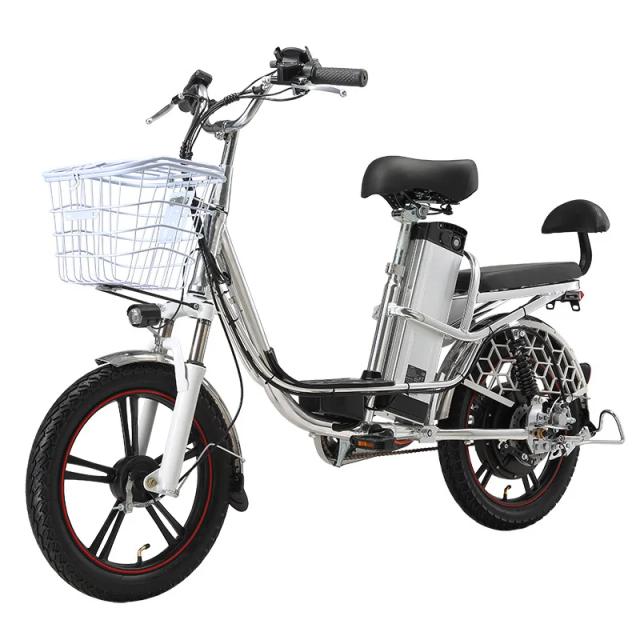 Bicicleta elétrica com bateria da tomada, poder que puxa, 18 na carga