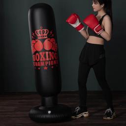 Saco de Perfuração Inflável para Homens, Stress Punch Tower, Fight Exercício, Speed Stand, Power Boxing Bag, Fitness, Novo, 1Pc - Image 3