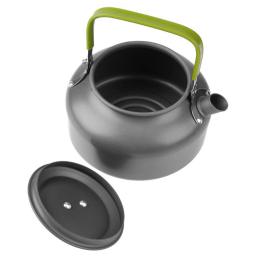 Conjunto De Panelas De Acampamento Dobráveis Utensílios Portáteis Duro Alumina Economizar Espaço Resistência Ao Calor Camping Chaleira para 2-3 Pessoas Piquenique - Image 4
