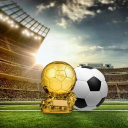 Futebol Troféu Bola Dourada, Bola, Prémio Melhor Jogador, Comemorativo, Suprimentos de Resina, Presente de Aniversário, 20cm, 25cm, 30cm - Image 4