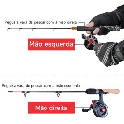 LEOFISHING-Inverno Spinning e Ice Fishing Lure Reels, Bobina Goods, Varas De Pesca Profissional, Acessórios De Pesca, 4 + 1BB, 2.6:1 - Image 6