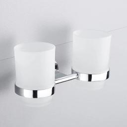 Suporte de parede moderno para escova de dentes, copo de vidro, organizador de armazenamento de banheiro, escova de dentes, ferramentas para banheiro - Image 4