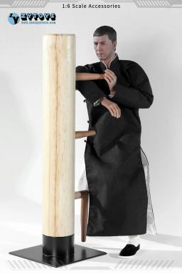 ZYTOYS-Soldado Masculino Ip Homem De Madeira Estaca, Kung Fu Estaca, Brinquedos Pilha, Fit 12 ''Figuras de Ação, Cena Acessórios Modelo, ZY3013, 1:6 - Image 5