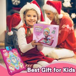 Grande esteira elétrica de dança com luzes para crianças, Music Play Mat, brinquedos educativos, 3 modos de jogo, brinquedos esportivos, 90x90cm - Image 4