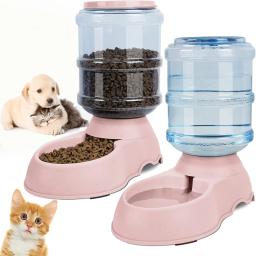 Alimentador automático do animal de estimação com grande capacidade, distribuidor de água, bebedouro, alimento de cão pequeno - Image 1
