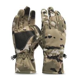 Luvas impermeáveis antiderrapantes de camo para exterior, tela de toque, esqui, acampamento, ciclismo, esporte, pesca, inverno - Image 1