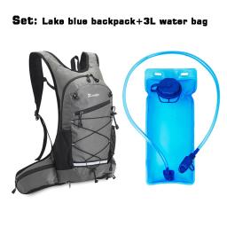 Conjunto de saco de água para esportes ao ar livre, 3 litros, bexiga interna, saco de água, mochila, com bico de sucção, tubo de água - Image 5