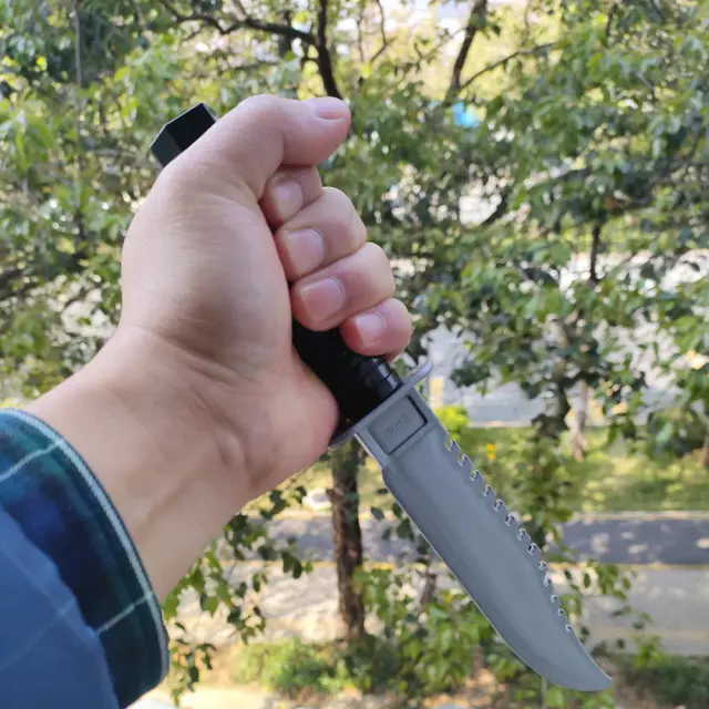 Adereço Falso Realista para Cosplay: Máscara de Fantasma e Faca de Caça para Assassinos, 1 Peça