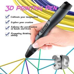 SUNLU-3D Caneta de impressão para crianças, pintura LCD, filamento PLA e ABS, ferramenta criativa, presente colorido, SL300 Plus - Image 5
