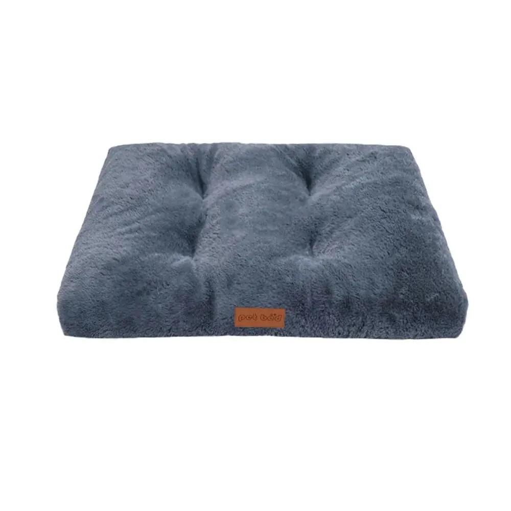 Lavável Plush Pet Crate cama para cão e gato, Tapete de dormir Fluffy antiderrapante, Cama confortável para gato - Image 4