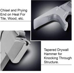 Multifuncional Hard Hammer com Crowbar, Fire Rescue Tool, Demolition Hand Tool, Outdoor - Image 2