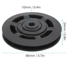 Polia De Rolamento De Nylon Durável, Roda Wearproof, Ginásio Cabo, Universal Peça De Equipamento De Fitness, 95mm, 10Pcs por Conjunto - Image 5