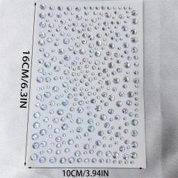 Transparente luminosa Gem adesivos, olhos jóias de maquiagem, festa de desempenho, concerto, tatuagens falsas de Natal, 1 conjunto, 1-2pcs - Image 4