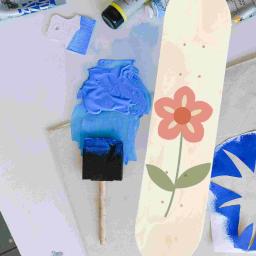 Baralho de skate em branco dupla face diy lona para jardim de infância inacabado desenho rolo brinquedo acessórios esportivos - Image 2