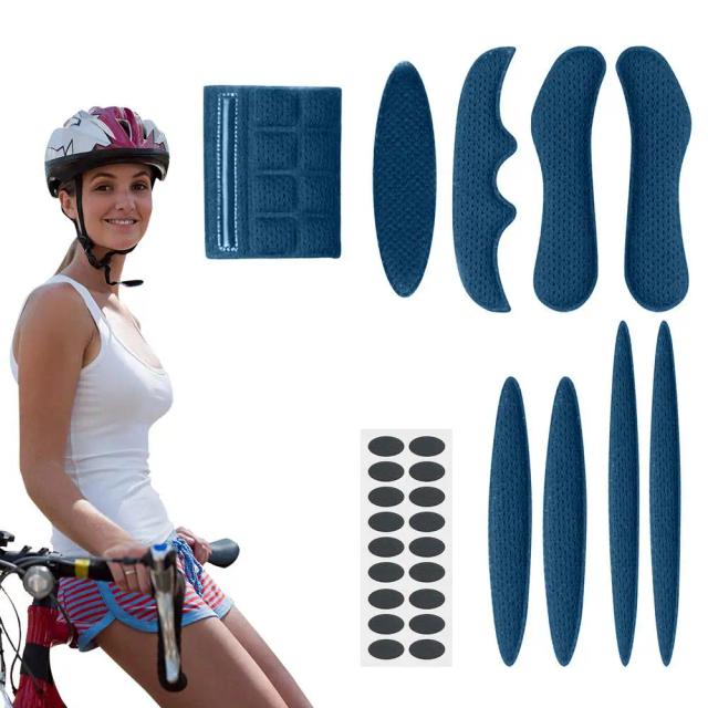 Capacete de Bicicleta Universal com Pads de Esponja Ventilados para Substituição