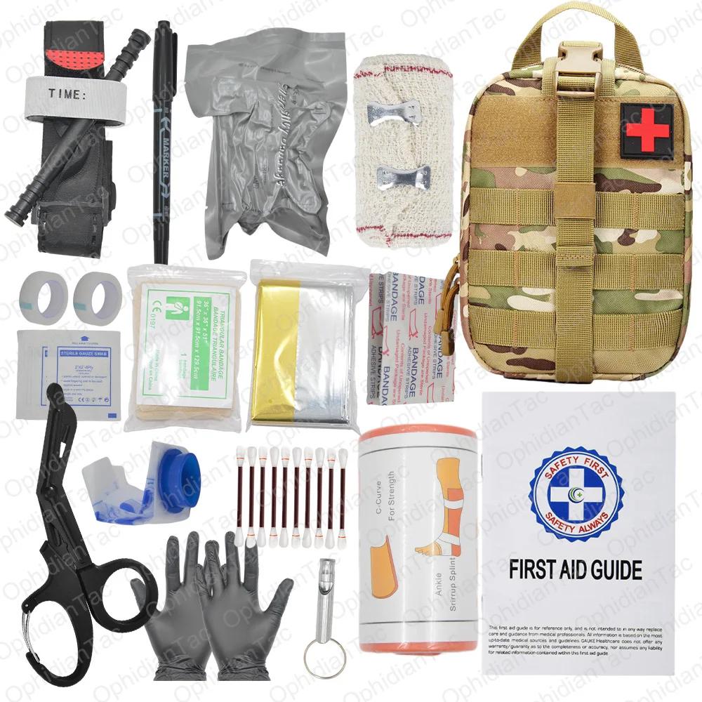 Acampamento, Caminhada, IFAK Adventure, Kit de emergência ao ar livre, Kit de primeiros socorros, Molle, Equipamento de emergência ao ar livre - Image 1