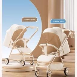 Carrinho de bebê dobrável para caminhar carrinho de guarda-chuva de viagem compacto leve e conveniente para bebês e crianças pequenas - Image 4