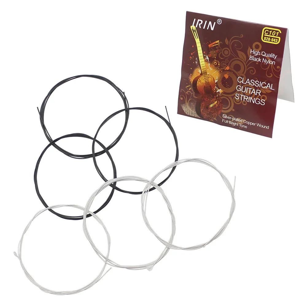 Liga de Nylon Bright Tone String Set, cordas de guitarra clássica, alta qualidade, saco interno único, acessórios clássicos, 6 pcs - Image 1