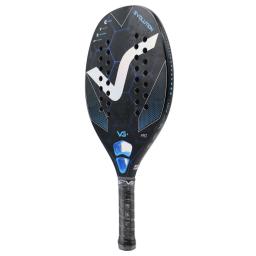 Raquete de tênis de praia kevlar/12k/carbono com superfície 3d brilhante alça antiderrapante para esportes de praia e prática com bolsa de cobertura - Image 3