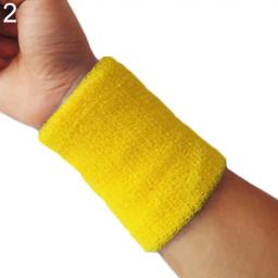 Pulseira De Fio De Algodão Para Voleibol E Ginásio, Suporte De Pulso, Sweat Band, Pulseira De Tênis, Protetor, Toalha, Esporte, 1x - Image 3