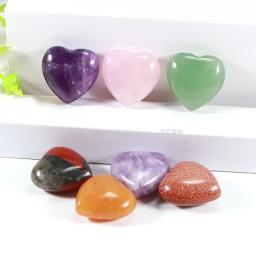 Pedras Naturais e Cristais para Colar, Coração Grande, Pedras Preciosas do Amor, Decoração DIY, Minerais Reiki de Cura, S16, 20x10mm, 1 Pc - Image 1