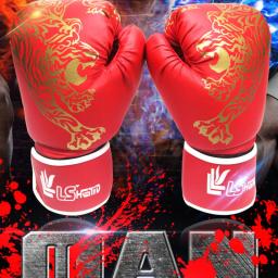 Luvas de Boxe Infantil Profissional, Luvas de Treinamento Sanda, Caixas de Proteção, Artes Marciais, Tigre, Animais Lutadores, 5-14T - Image 1