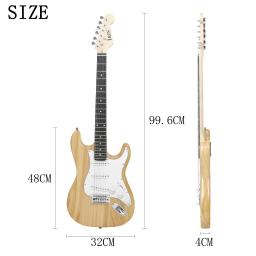 IRIN ST-Guitarra Elétrica com Saco, Instrumentos de Cordas, Speaker Tuner, Capo Strap, Escolha Acessório, 24 trincas, 6 cordas - Image 5