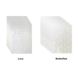 Vinil Holográfico Adesivo para Decoração, Artesanato DIY, Verlay Transparente, Laminação Janelas, Gráficos Scrapbooking, Tamanho A4, 10 Folhas - Image 3