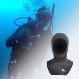 Premium mergulho wetsuit capa 5mm neoprene elástico à prova dwaterproof água chapéu de natação capa completa para adultos esportes aquáticos surf canoagem - Image 3