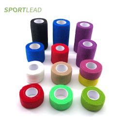Auto-adesivo Sports Protection Bandages Set, preto, à prova de dor, tornozelo e pulso, primeiros socorros, futebol e Pet, ginásio, alívio, 4PCs, tamanhos - Image 1