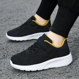 Esporte crianças respirável tênis meninos esporte tênis de corrida confortável crianças meninas lazer formadores escola malha calçado caminhada - Image 5