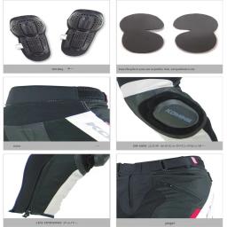 Komine calças de verão para motocicleta, traje de corrida, calças de caviro, equipamento de equitação, anti-queda, bloco d... - Image 5
