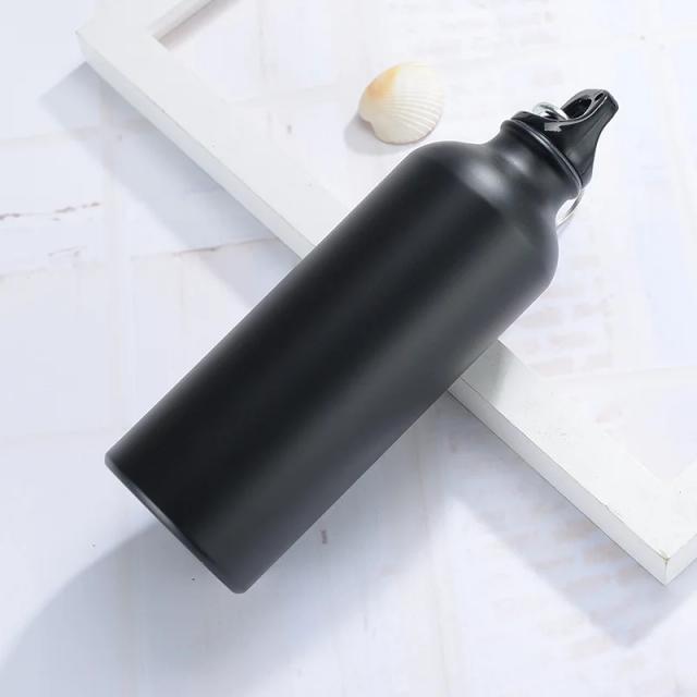 Garrafa de Água Esportiva de Alumínio Branca 500ml 16oz para Montanhismo e Atividades ao Ar Livre