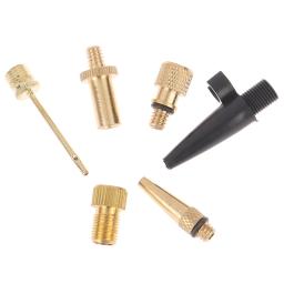 Adaptadores de válvula de bicicleta para estrada e mtb, bomba de pneu de cobre, kit de bico de bomba de inflador, tubo adaptador de válvula presta schrader - Image 6