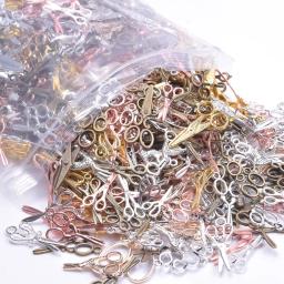 10/20/30/50pcs DIY Ferramenta Tesoura Charme Para Fazer Jóias Acessórios Mix Clipper Pedant Handmade Componentes Materiais Breloque - Image 5