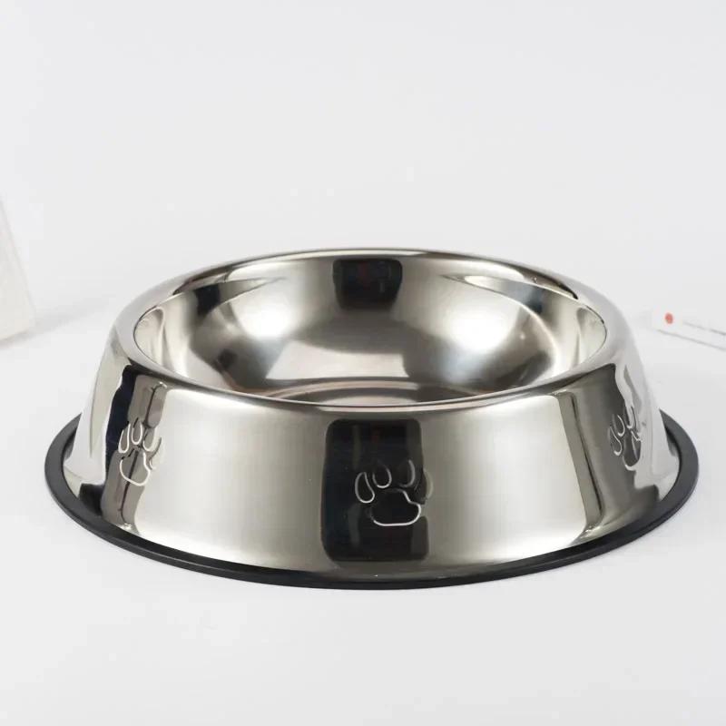 Tigelas para gatos e cães de estimação, alimentador de aço inoxidável, tigela de água para animais de estimação, cães, gatos, filhote de cachorro, prato de comida ao ar livre, xs/s/m/l/xl/xxl mascotas - Image 1