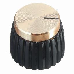 Botões de amplificador para Marshall, AMP, Push-on, preto e Gold Cap, guitarra, 10pcs - Image 4