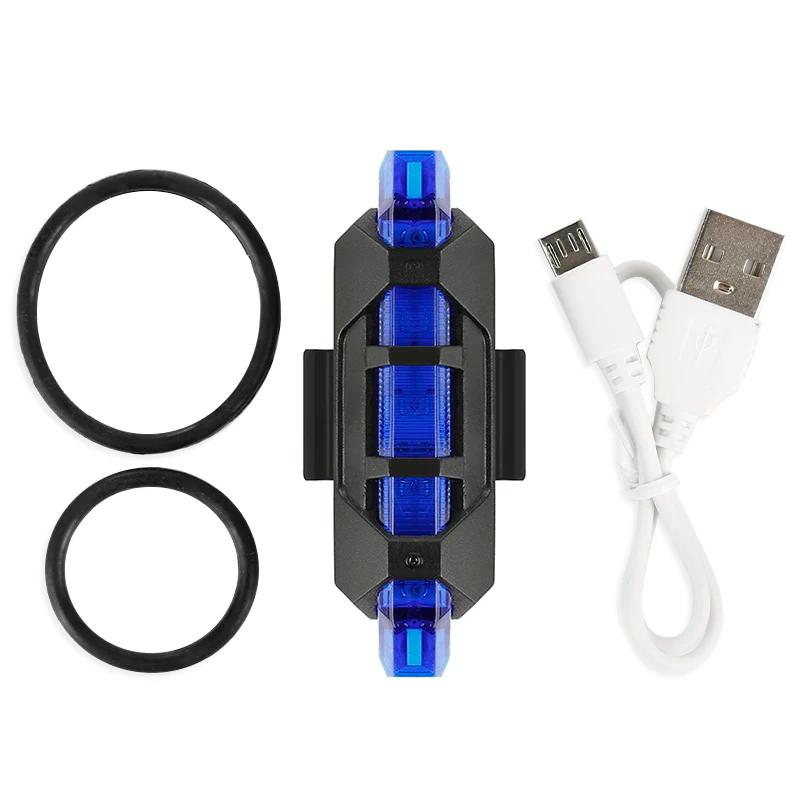 Motocicleta aviso LED luz capacete, smart noite ciclismo segurança sinal, universal bicicleta taillight, acessórios Mtb - Image 1
