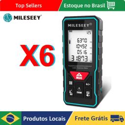 Mileseey Digital Laser Rangefinder, distância medidor, fita métrica, X5 - Image 1