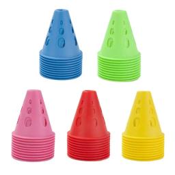 Windproof Hollow Roller Skating Pile, Treinamento Road Cone, Poste de patinação, Futebol, Rugby, Esportes, 1-10Pcs - Image 5