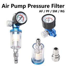 Filtro de Ar Separador de Óleo de Água e Umidade, Compressor Spray Paint Gun Tool, Peças de Pressão, Estilo Europeu, 1/4 '', 1 ou 5Pcs - Image 1