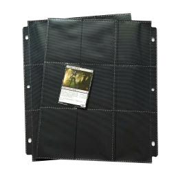 Duplo Side Trading Card Bags, Cartões de beisebol, MTG, Tamanho padrão, Sports Card, 3 Ring Binder, Titular do cartão, Protetor, 9 Bolsos - Image 3