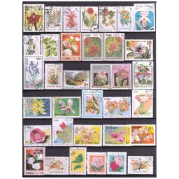 Selos sem repetição tópico de selos de flores, 50 peças com marcação de correio em boas condições para coleção em todo o mundo - Image 3